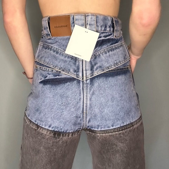 Barragan two-tone high waisted pants - Picture 3 of 4